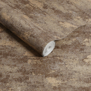 Boutique Urban Plaster Bronze Heavyweight Vinyl Wallpaper by Graham & Brown 128802