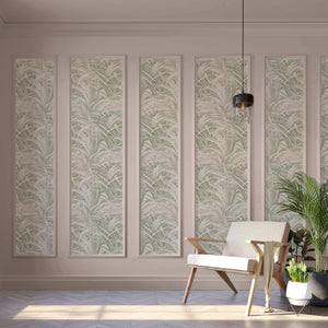 Boutique Congo Tropical Palm Leaf Sage & Rose Wallpaper by Graham & Brown 145704