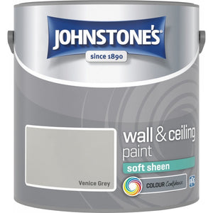 Venice Grey Soft Sheen Emulsion - Johnstones Wall and Ceiling Paint