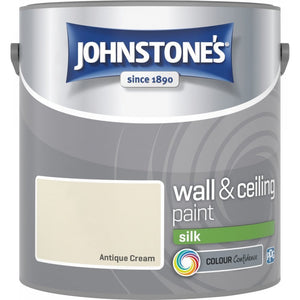 Antique Cream Silk Emulsion - Johnstones Wall and Ceiling Paint
