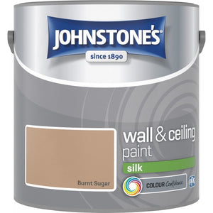 Burnt Sugar Silk Emulsion - Johnstones Wall and Ceiling Paint