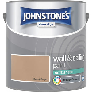 Burnt Sugar Soft Sheen Emulsion - Johnstones Wall and Ceiling Paint