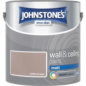 Coffee Cream Matt Emulsion - Johnstones Wall and Ceiling Paint