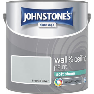 Frosted Silver Soft Sheen Emulsion - Johnstones Wall and Ceiling Paint