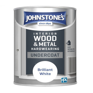 Brilliant White Undercoat - Johnstones Hardwearing Interior Wood & Metal Paint