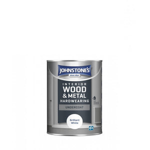 Brilliant White Undercoat - Johnstones Hardwearing Interior Wood & Metal Paint