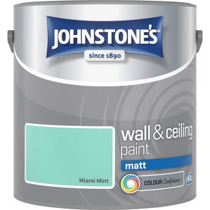 Miami Mint Matt Emulsion - Johnstones Wall and Ceiling Paint