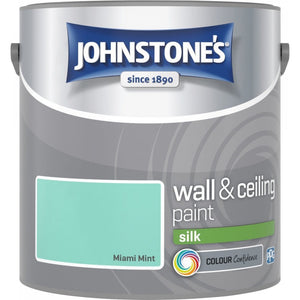 Miami Mint Silk Emulsion - Johnstones Wall and Ceiling Paint