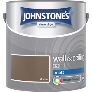 Mocha Matt Emulsion - Johnstones Wall and Ceiling Paint