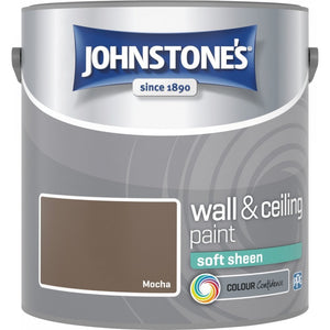 Mocha Soft Sheen Emulsion - Johnstones Wall and Ceiling Paint