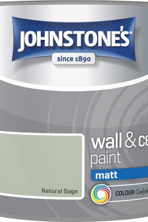 Natural Sage Matt Emulsion - Johnstones Wall and Ceiling Paint