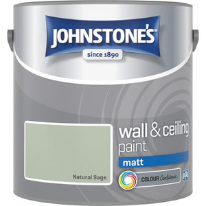 Natural Sage Matt Emulsion - Johnstones Wall and Ceiling Paint