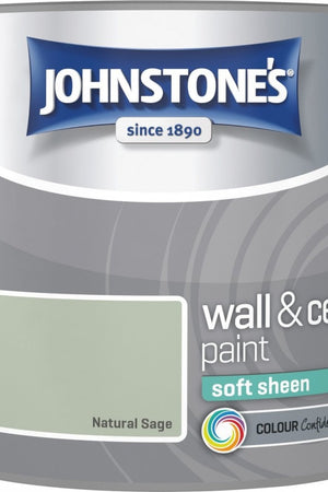 Natural Sage Soft Sheen Emulsion - Johnstones Wall and Ceiling Paint