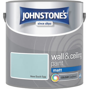 New Duck Egg Matt Emulsion - Johnstones Wall and Ceiling Paint