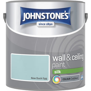 New Duck Egg Silk Emulsion - Johnstones Wall and Ceiling Paint