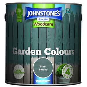 Steel Smoke Garden Colours Paint - Johnstone's Woodcare