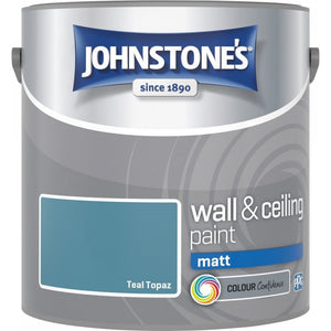 Teal Topaz Matt Emulsion - Johnstones Wall and Ceiling Paint
