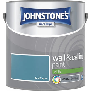 Teal Topaz Silk Emulsion - Johnstones Wall and Ceiling Paint