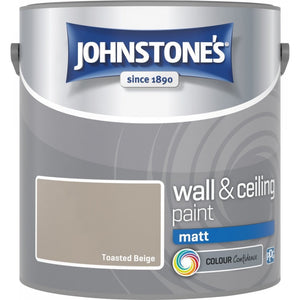 Toasted Beige Matt Emulsion - Johnstones Wall and Ceiling Paint