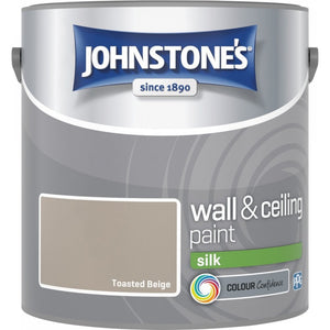 Toasted Beige Silk Emulsion - Johnstones Wall and Ceiling Paint