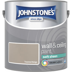 Toasted Beige Soft Sheen Emulsion - Johnstones Wall and Ceiling Paint