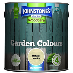Natural Vanilla Garden Colours Paint - Johnstone's Woodcare