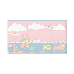 Under the Sea Pink / Blue 10 Metre Border by Storeys 995002