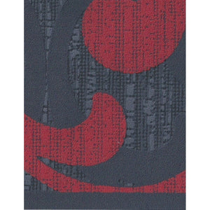 Half Damask Border Charcoal / Red by AS Creation 5827-13