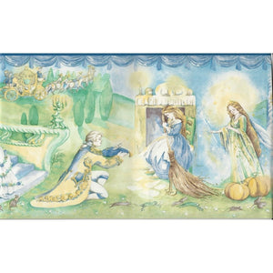 Cinderella Fairytale Vinyl Border by Fine Decor B4909