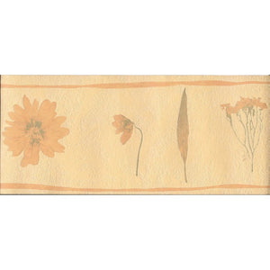 Style de Vie Golden Yellow Feather Border by Crown 41360