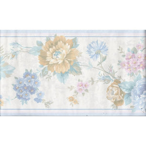 Ashby Floral Pastel Vinyl Border by Coloroll 370505