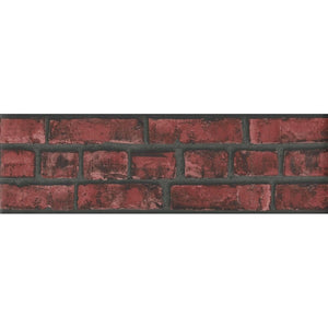 Red Brick Effect Wallpaper Border by P+S International 05233-20