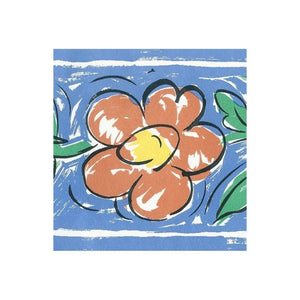 Floral Sketched Narrow Multi Border by Linda Beard 55970