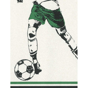 Football Black / Green Border by Decorline DLB50091