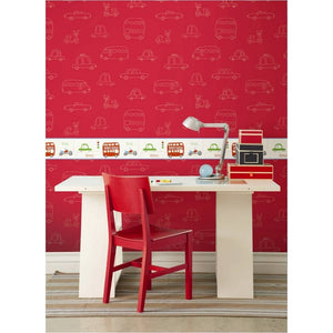 Rush Hour Multi Coloured Border by Decorline DLB07538
