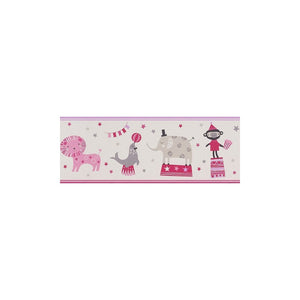 Bambino Circus Pink Border by Galerie 245400
