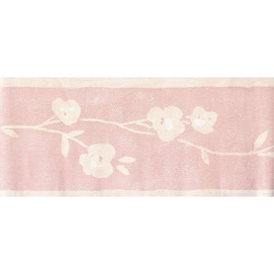 Stencil Floral Pink Border by Crown 4584
