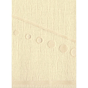 Spot On Leaf Cream Textured Border by Crown 43398