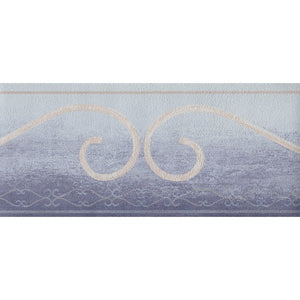 Callisto Ombre Scroll Purple Border by Ideco 23101