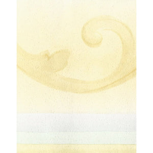 Watercolour Scroll Yellow / Blue Border by Crown 58480