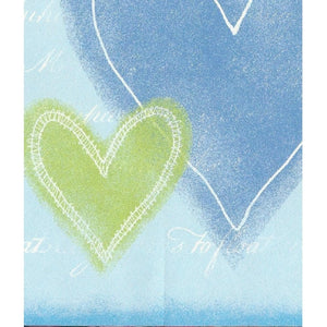 Just 4 Kids Hearts Blue Border by Galerie G90080