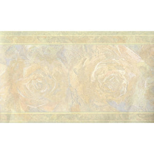 Venetia Abstract Floral Lemon 10 Metre Border by Coloroll 121046