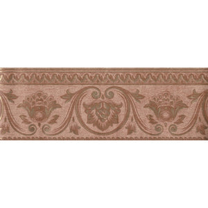 Fleur de Lys Terracotta Border By Crown 58993