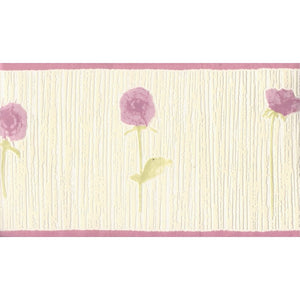 Grace Floral Pink / Cream Border By Graham & Brown 93319