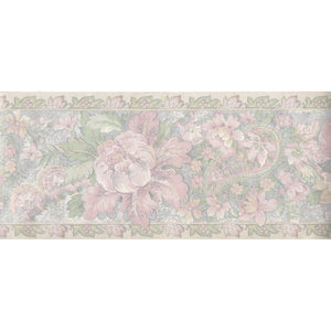 Fleurie Pastel Floral 10 Metre Border by John Wilman 189046