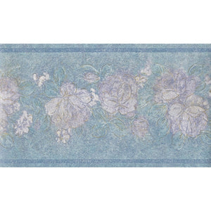 Julianna Floral Blue 10 Metre Border by John Wilman 524458