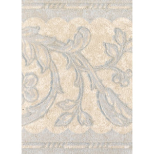 Scroll Acanthus Leaf Scroll Beige / Grey 10 Metre Border by Coloroll 212478