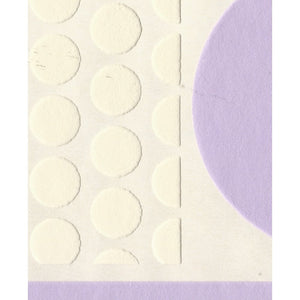 Retro Blocks & Circles Cream / Lilac Textured Border by Fine Decor B0013