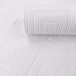 Squares-White-Blown-Vinyl-Wallpaper-by-AS-Creation-6640-13