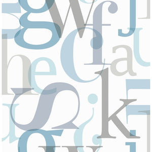 Alphabet-Blue-Grey-Wallpaper-by-Fine-Decor-FD31152